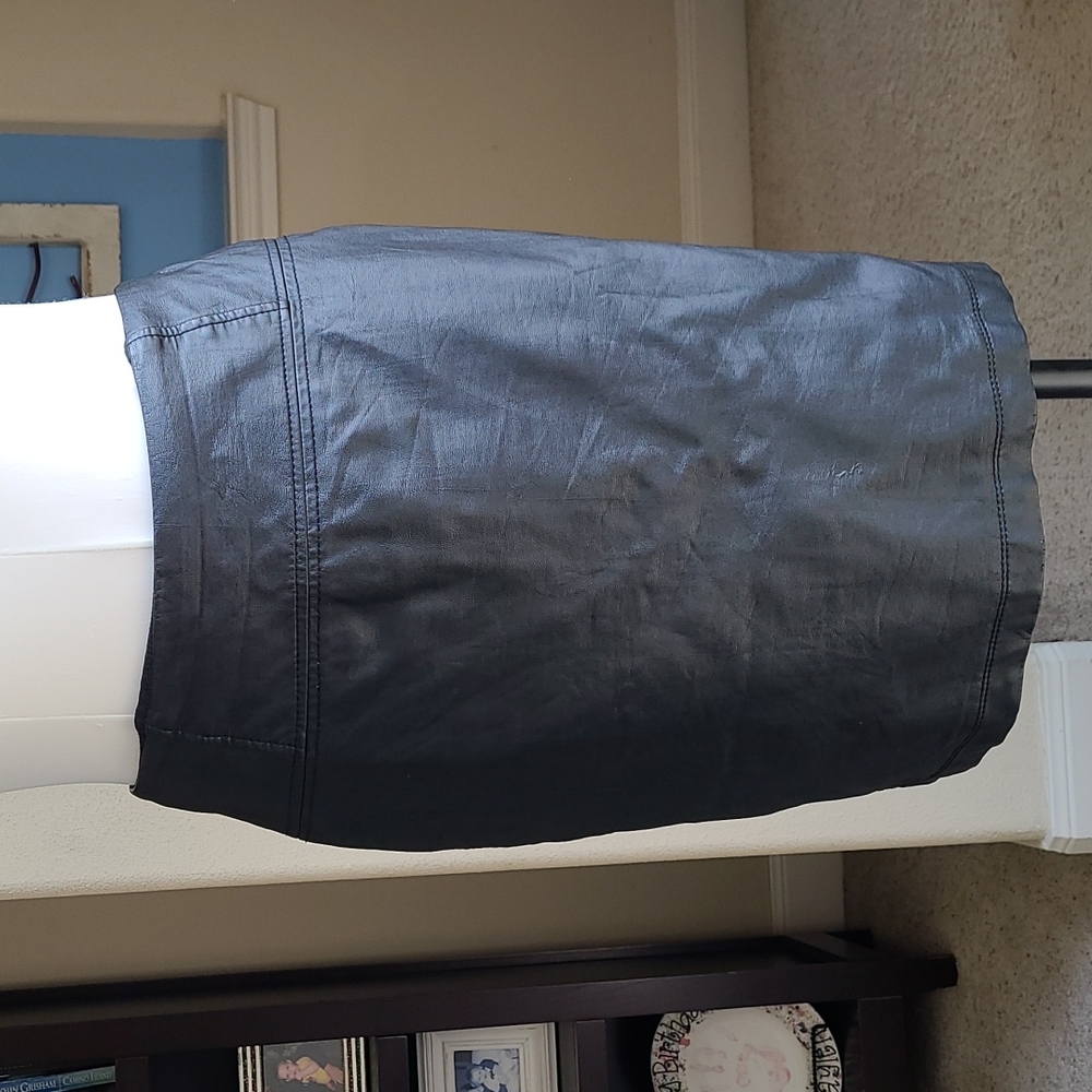 Pencil skirt, looks like leather, size 10